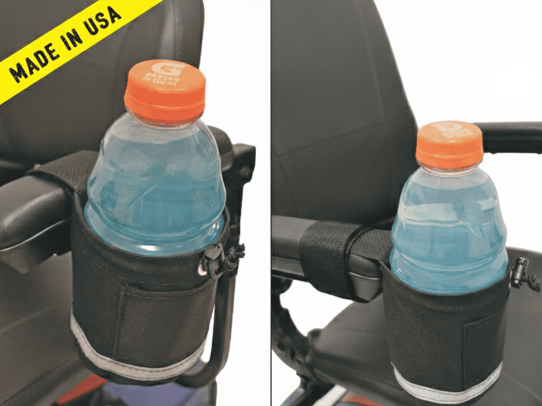 Indestructible Cupholder for Wheelchairs